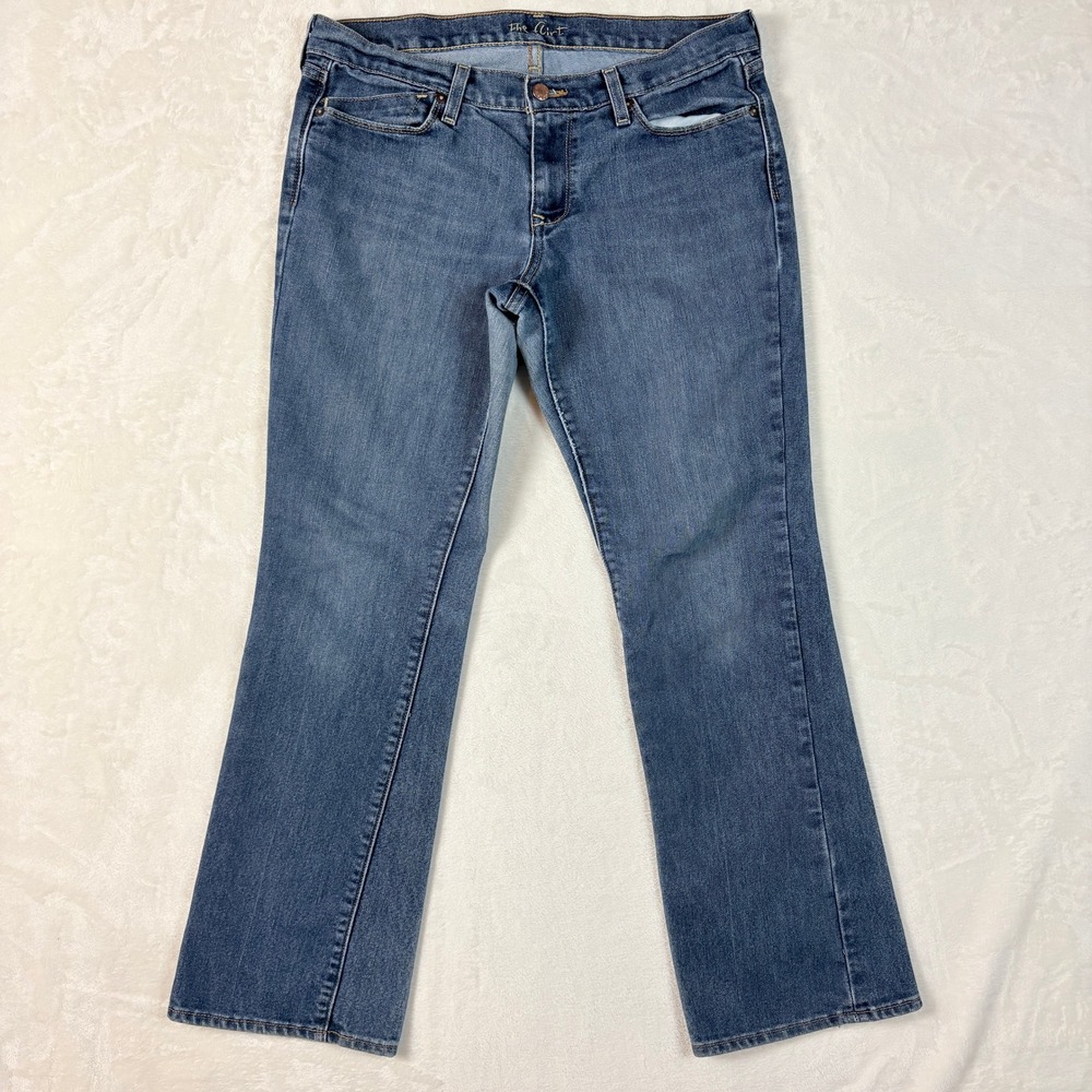 Old Navy The Flirt Jeans Womens 10 Regular Blue Excellent Mid Rise Bootcut Denim